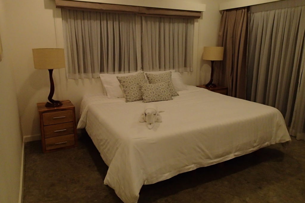 サラヤリゾートのベッドルーム